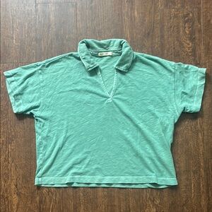 Marine Layer Sea Green Polo Shirt